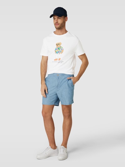 Polo Ralph Lauren Classic Fit T-Shirt mit Motiv-Print Offwhite 1