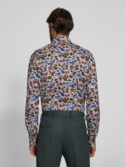 OLYMP SIGNATURE SLIM FIT Koszula biznesowa o kroju slim fit z kołnierzykiem typu kent model ‘Savio’ Biały 5