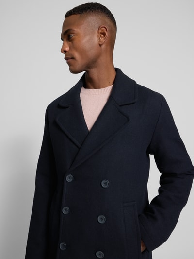 Casual Friday Jack met reverskraag, model 'METS' Donkerblauw - 3