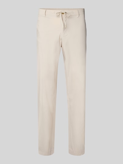 SELECTED HOMME Slim Fit Hose mit Tunnelzug Modell 'LERO' Beige 2
