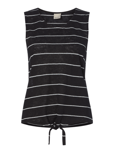 Vero Moda Top mit Streifen aus Effektgarn Black 1