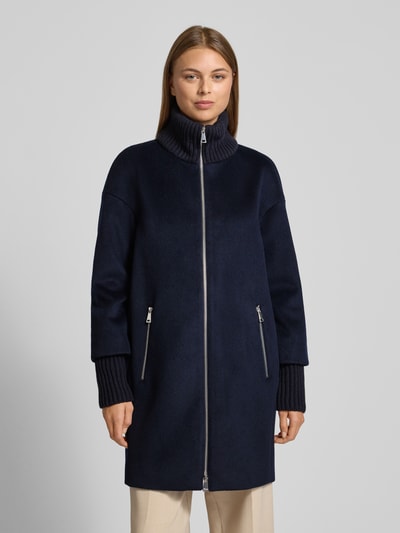 WHITE LABEL Mantel mit Zweiwege-Reißverschluss Dunkelblau 4