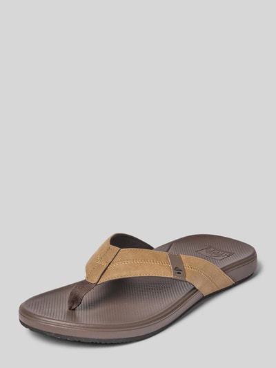 REEF Teenslippers met labeldetails, model 'CUSHION PHANTOM 2.0' Middenbruin - 1