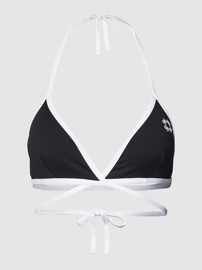 Guess Bikini-Oberteil mit Schnürverschluss Modell 'SPORTY CHIC' Black 2