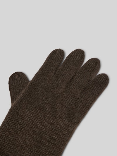 Seeberger Handschoenen van puur kasjmier Donkerbruin - 3
