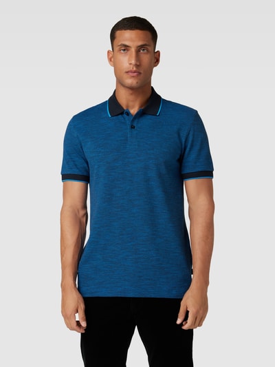 BOSS Poloshirt mit fein strukturiertem Design Modell 'Parlay' Marine 4