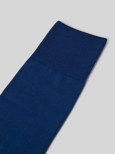 FALKE Socken mit geripptem Abschluss Dunkelblau 2