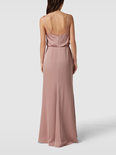 Laona Abendkleid mit Wasserfall-Ausschnitt Rose 5