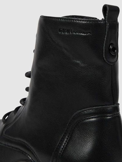 Tom Tailor Boots met vetersluiting Zwart - 2