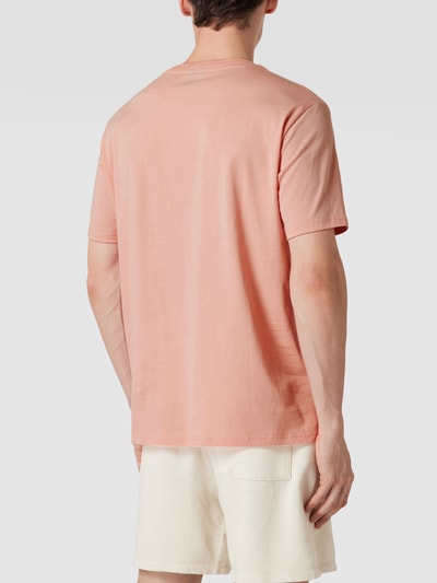 CHAMPION T-Shirt mit Label-Print Rosa 5