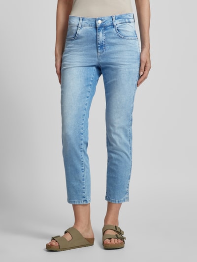 Angels Straight leg jeans in verkorte pasvorm, model 'Cici' Lichtblauw - 4