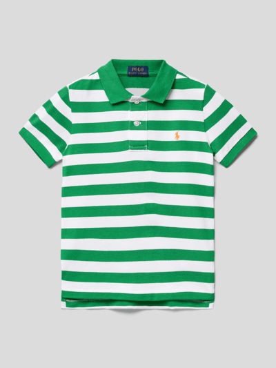 Polo Ralph Lauren Kids Poloshirt met streepmotief Groen - 1