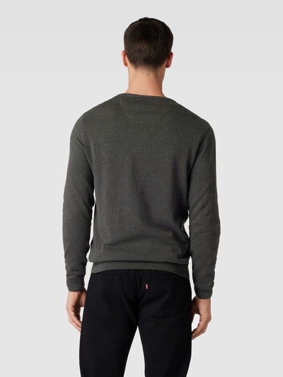 s.Oliver RED LABEL Gebreide pullover met V-hals Antraciet - 5