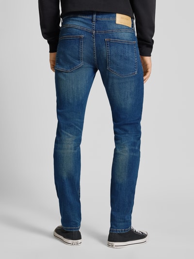 Only & Sons Slim fit jeans van katoenmix, model 'LOOM' Donkerblauw - 5