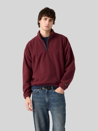 Levi's® Troyer z podszewką wewnętrzną z polaru Bordowy 4