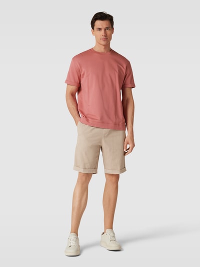windsor. T-Shirt mit Label-Detail Modell 'Sevo' Kirsche 1