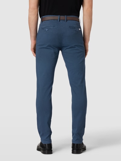 Lindbergh Regular Fit Chino mit Strukturmuster Royal 5