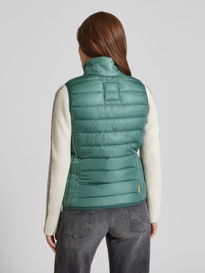 QS Bodywarmer met opstaande kraag en steekzakken Lichtgroen - 5