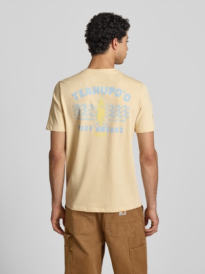 Blend T-Shirt mit Motiv-Print Modell 'SUN ISLAND' Sand 5