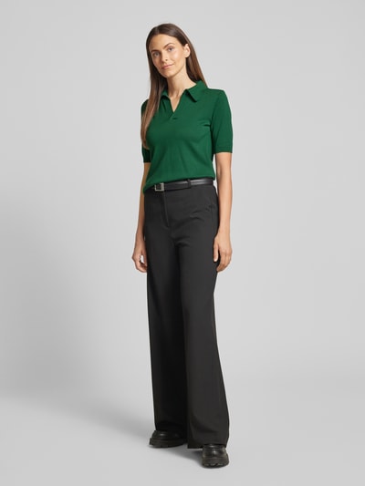 Weekend Max Mara Gebreid shirt met V-hals, model 'RONCOLO' Smaragdgroen - 1