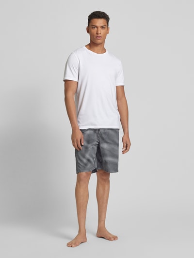 Tommy Hilfiger Regular Fit Shorts mit Gitterkaro Black 1