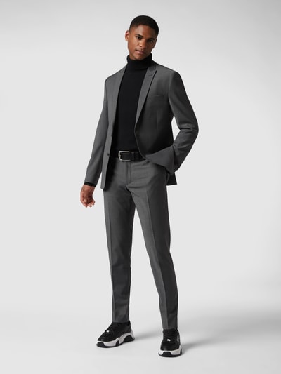 Drykorn Spodnie do garnituru o kroju slim fit z dodatkiem streczu model ‘Piet’ — ‘Drynamic’ Średnioszary 1
