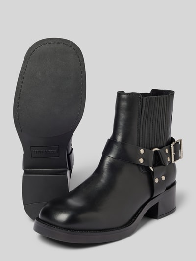 Steve Madden Boots aus Leder mit Blockabsatz Modell 'BREAKER' Black 4