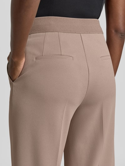 Betty Barclay Regular Fit Weite Hose mit Bügelfalten Modell 'LT JULI' Taupe 3