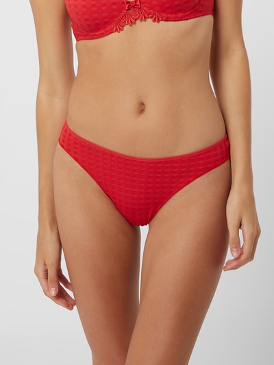 Marie Jo String mit Strukturmuster Modell 'Avero Thong' Rot 4