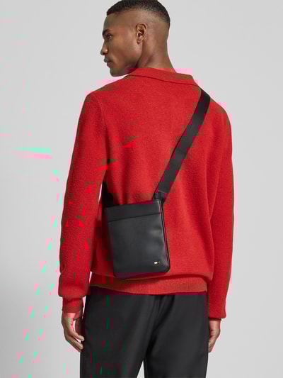 Tommy Hilfiger Schoudertas in leerlook Zwart - 1