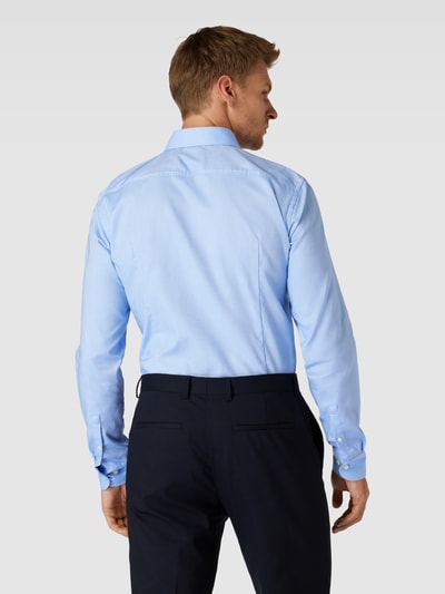 BOSS Slim Fit Business-Hemd mit Kentkragen Modell 'Hank' Bleu 5