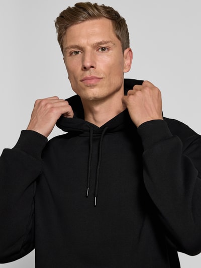 Les Deux Hoodie mit Känguru-Tasche Modell 'Danton' Black 3