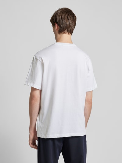 Scotch & Soda T-Shirt mit Label-Stitching Weiss 5