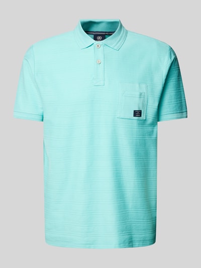 Lerros Poloshirt met labelpatch Mintgroen - 2