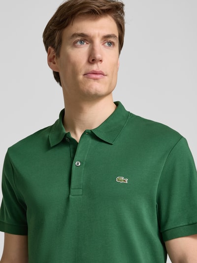 Lacoste Regular fit poloshirt met labeldetail Groen - 3