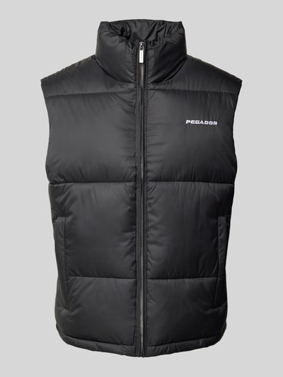 Pegador Bodywarmer met opstaande kraag, model 'LANDIN' Zwart - 2