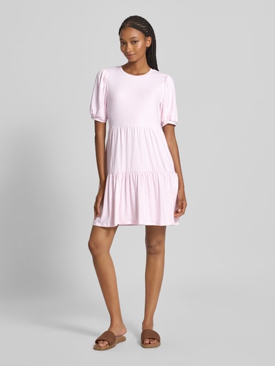 Pieces Regular Fit Freizeitkleid mit Allover-Muster Modell 'NALA' Pink 1