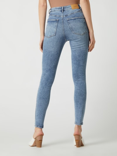 Vero Moda Skinny fit high rise jeans met stretch, model 'Loa' Jeansblauw - 5