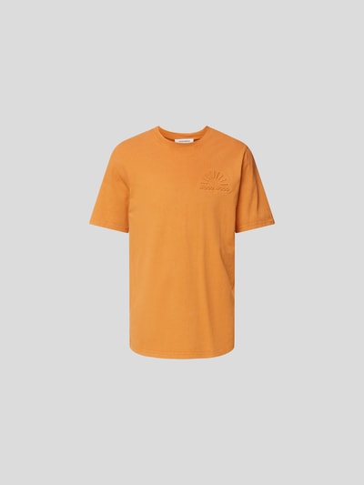 WOOD WOOD T-Shirt mit Label-Stitching Orange 2