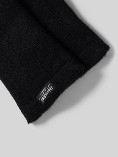 EEM Handschoenen met labeldetail Zwart - 2