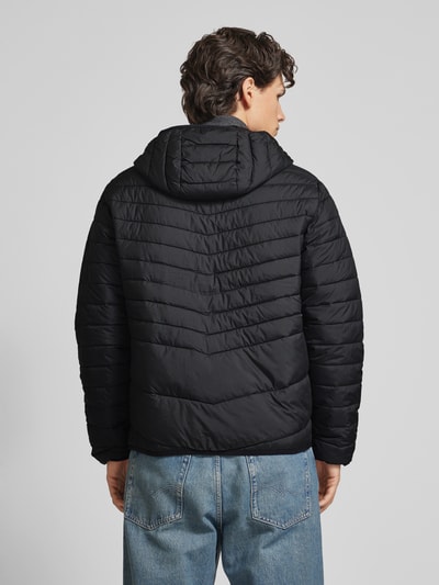 Jack & Jones Gewatteerd jack met capuchon, model 'ESTATE' Zwart - 5