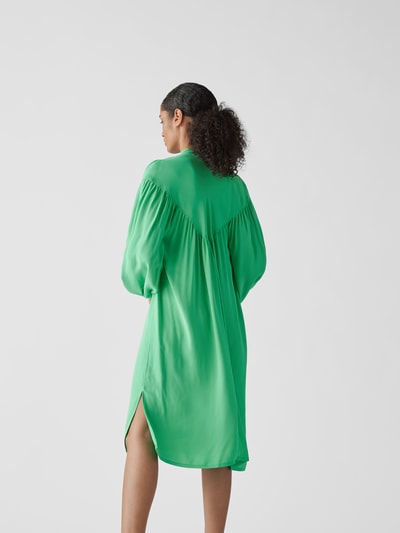 Forte Forte Blusenkleid mit Seitenschlitzen Grün 5