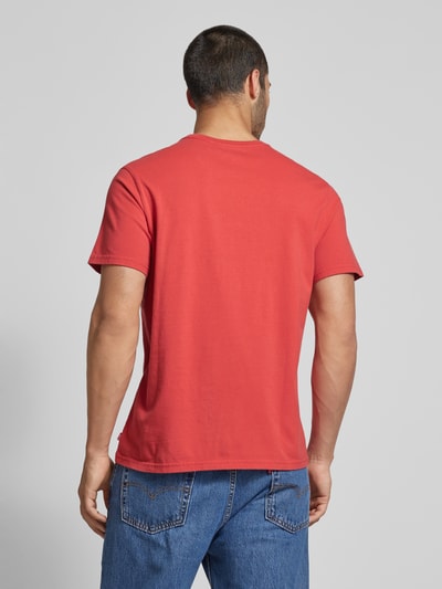 Levi's® Relaxed fit T-shirt met labelpatch, model 'BABY TAB' Rood - 5