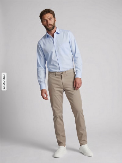 OLYMP Luxor Comfort Fit Businesshemd aus reiner Baumwolle  Bleu 1