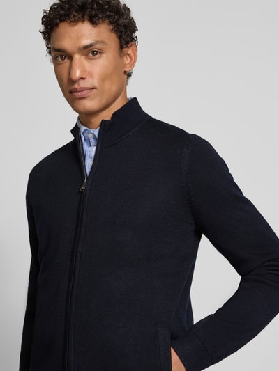 Christian Berg Men Kurtka wełniana ze stójką Granatowy 3