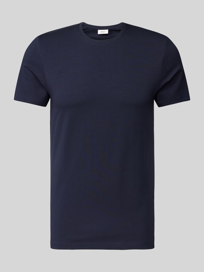 s.Oliver BLACK LABEL T-Shirt mit Rundhalsausschnitt Blau 2