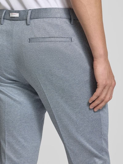 Roy Robson Slim Fit Anzughose mit Strukturmuster Hellblau 3