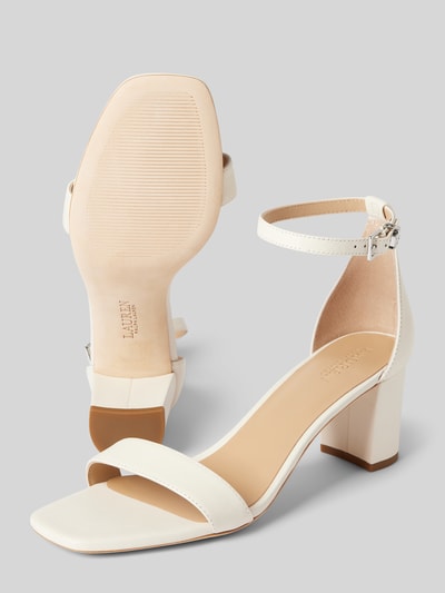 Lauren Ralph Lauren Sandalette mit Blockabsatz Modell 'LOGAN' Weiss 4