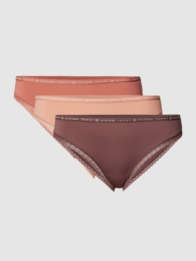 TOMMY HILFIGER Slip mit Spitzenbesatz Altrosa 2