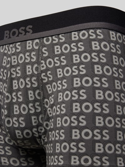 BOSS Trunks mit elastischem Label-Bund Dunkelgrau 2